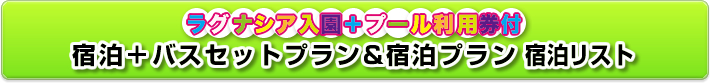 ラグナシア入園＋プール入場券付宿泊＋バスセットプラン&宿泊プランの宿泊リスト