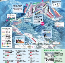 スキージャム勝山ゲレンデマップ