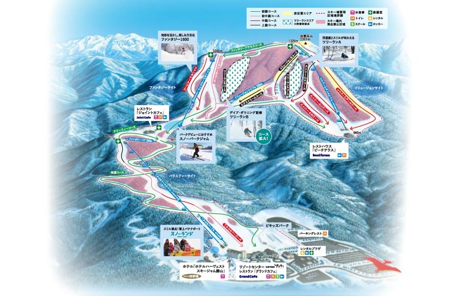 スキージャム勝山 関西近郊スキー場へバス マイカーで行く旅行ツアー ラド観光のクイックライナー