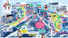 鷲ヶ岳スキー場ゲレンデマップ