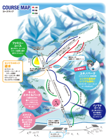 氷ノ山国際スキー場ゲレンデマップ