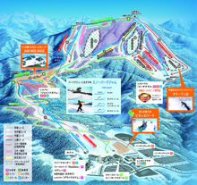 スキージャム勝山ゲレンデマップ